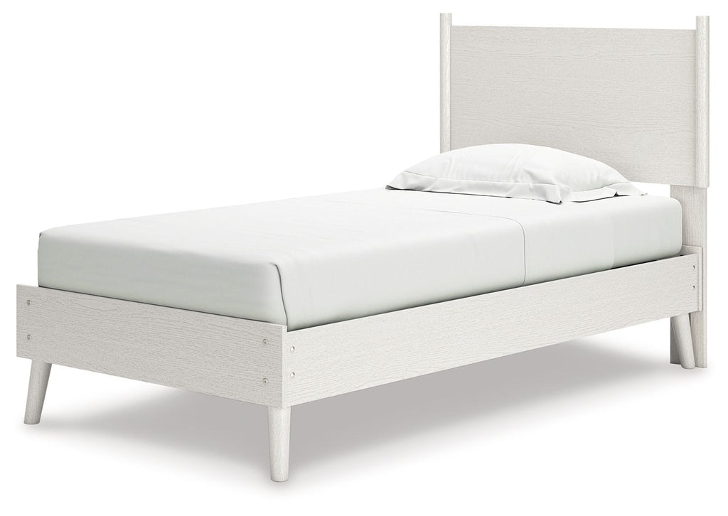 Letto con pannelli