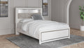 Queen Panel Bookcase Bed With Roll Slats