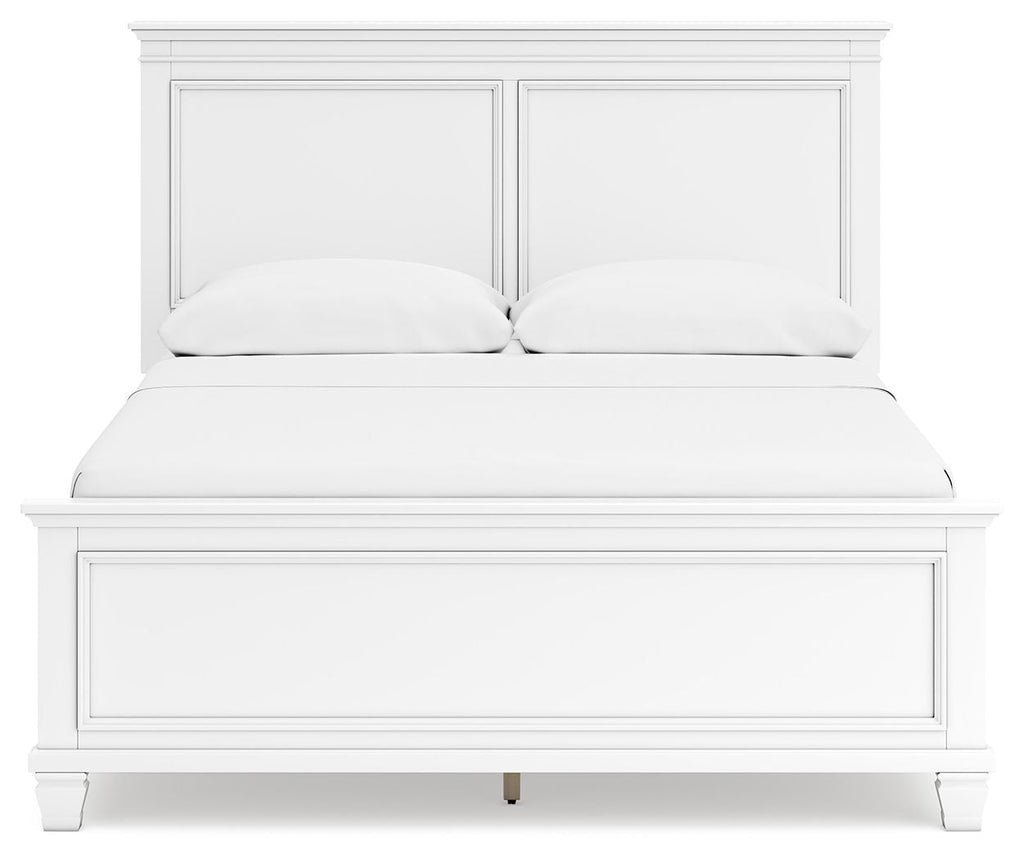 Letto con pannelli