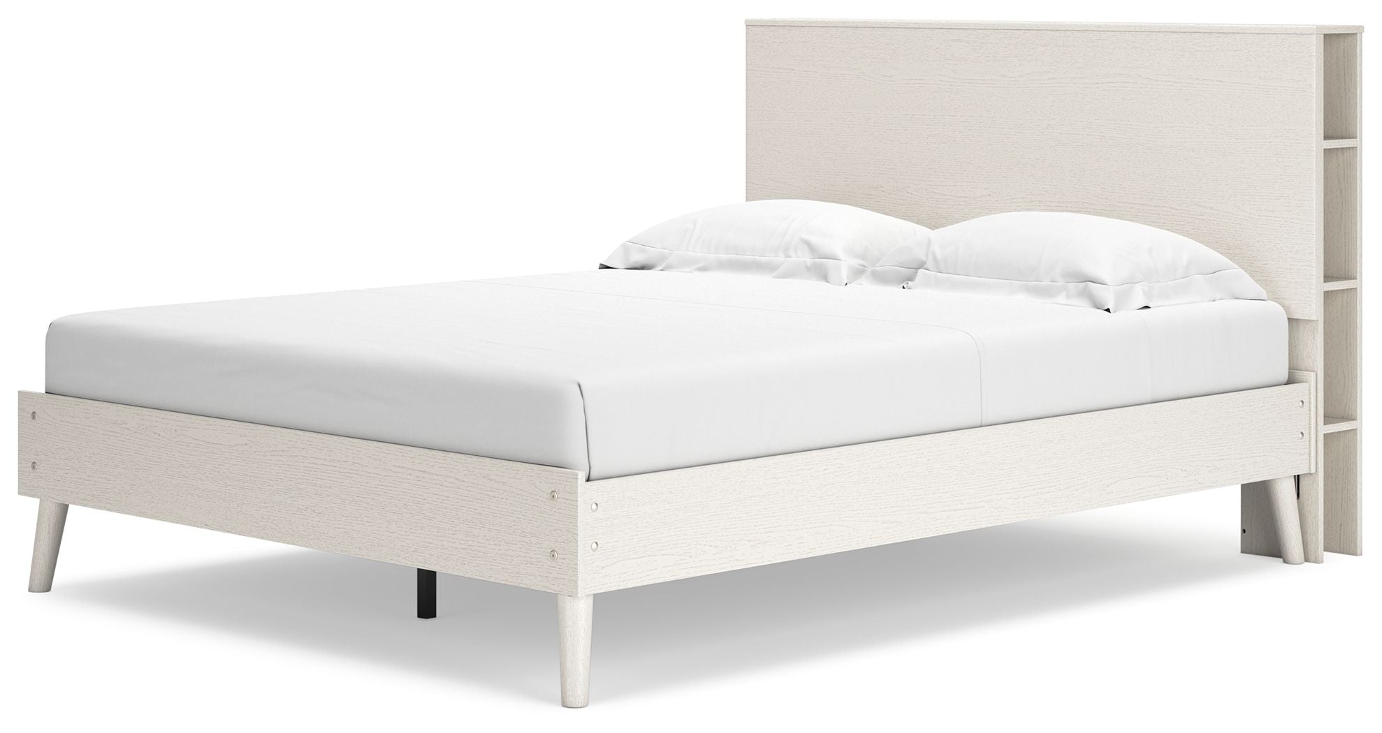 Cama con librero
