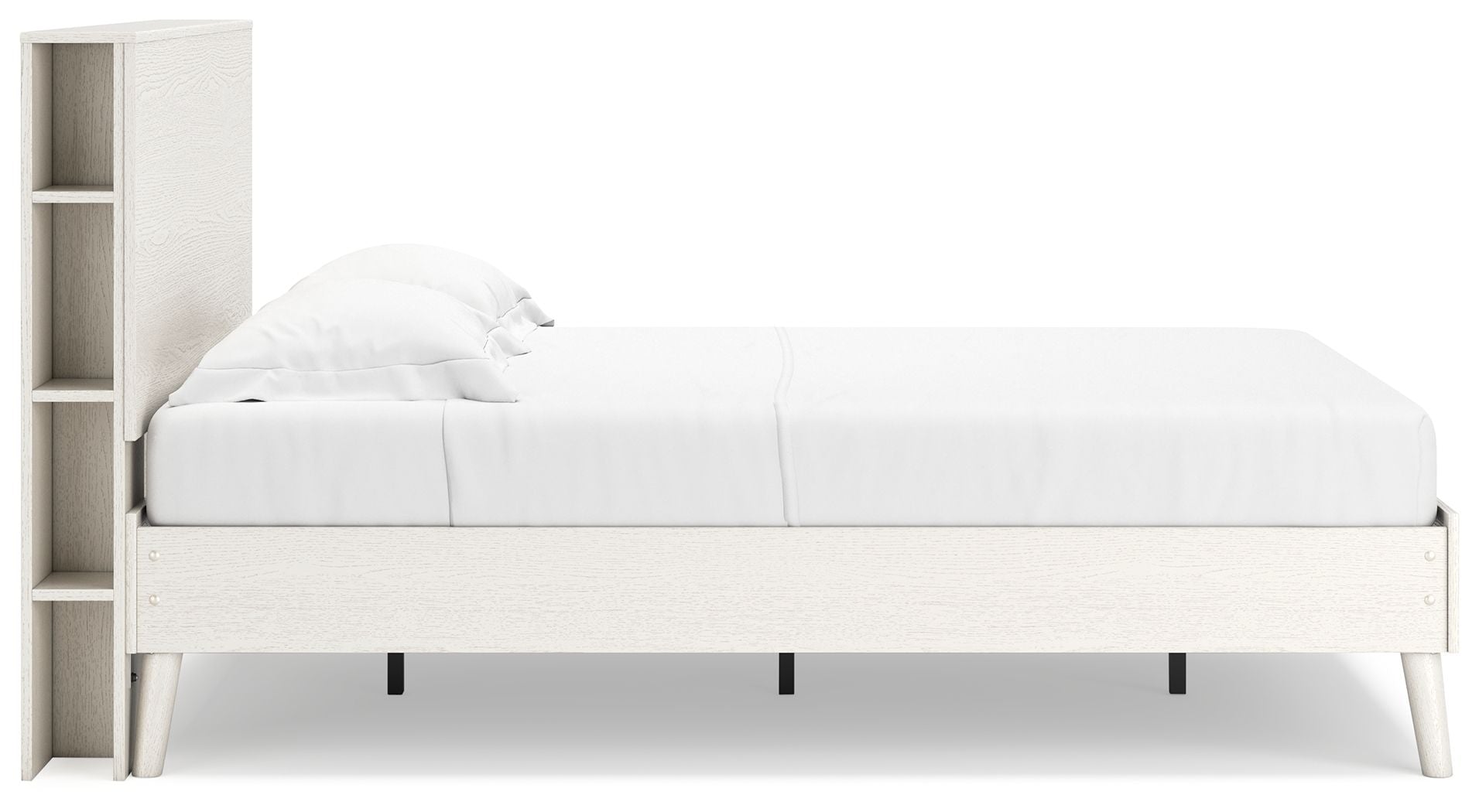Cama con librero