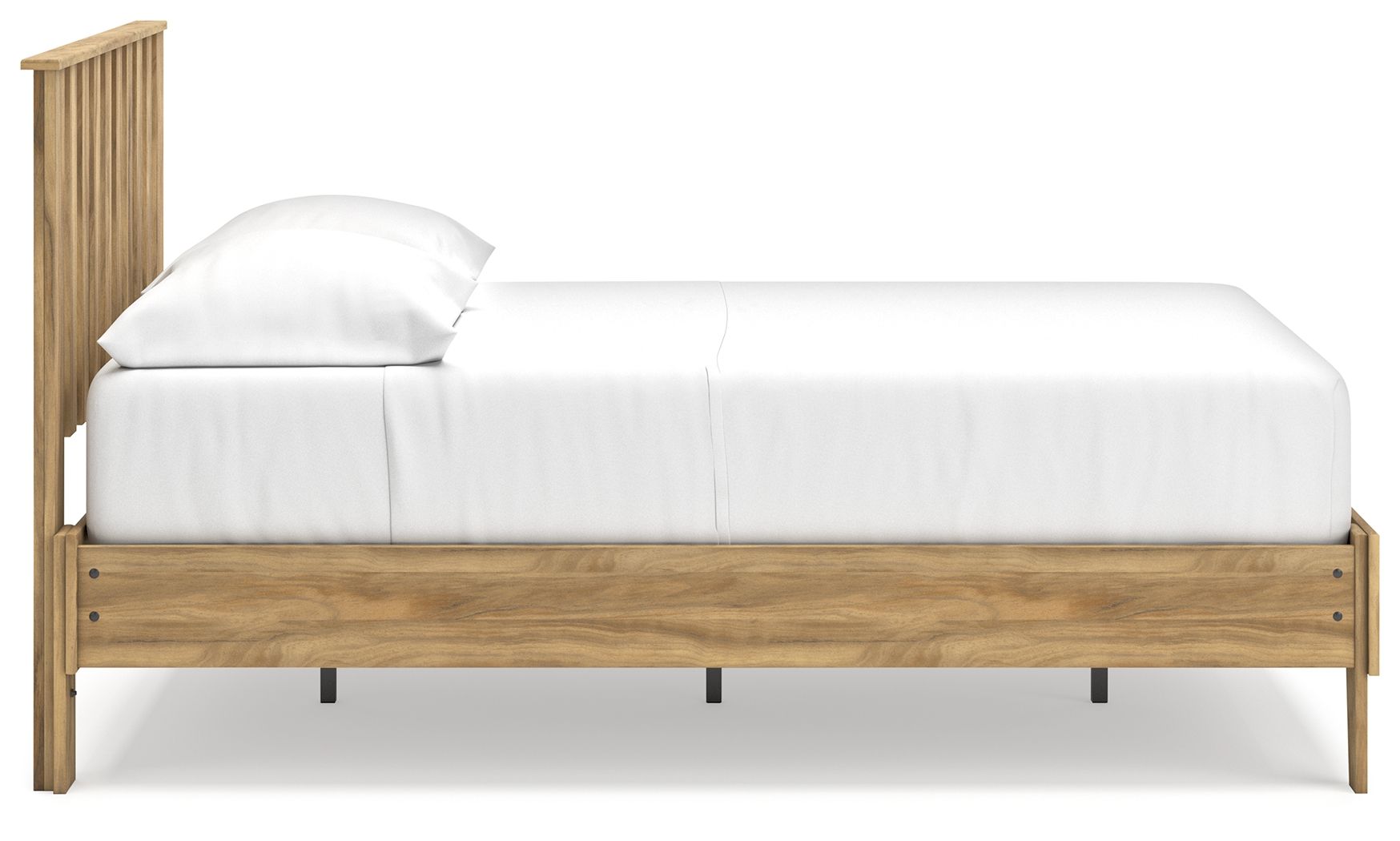 Letto a piattaforma con pannelli