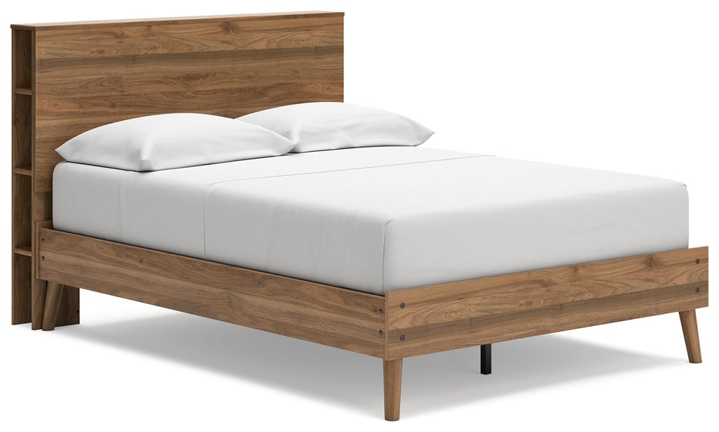 Cama con librero