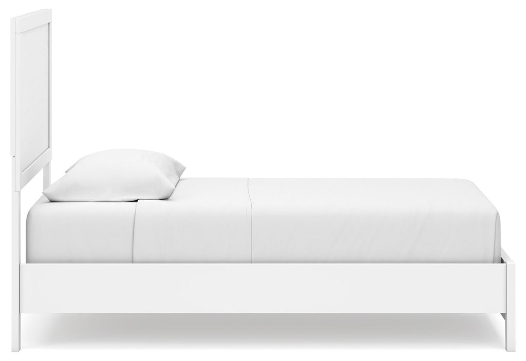 Letto con pannelli