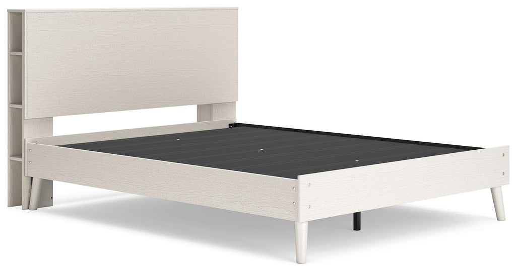 Cama con librero