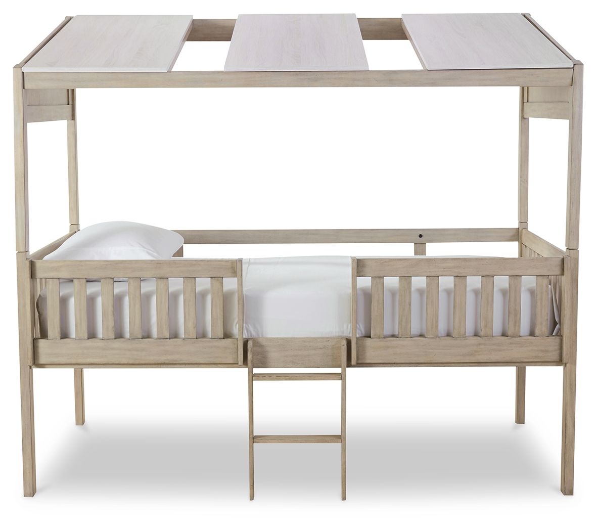 Cama alta Twin con paneles de techo