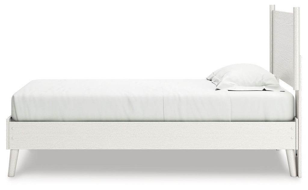 Letto con pannelli