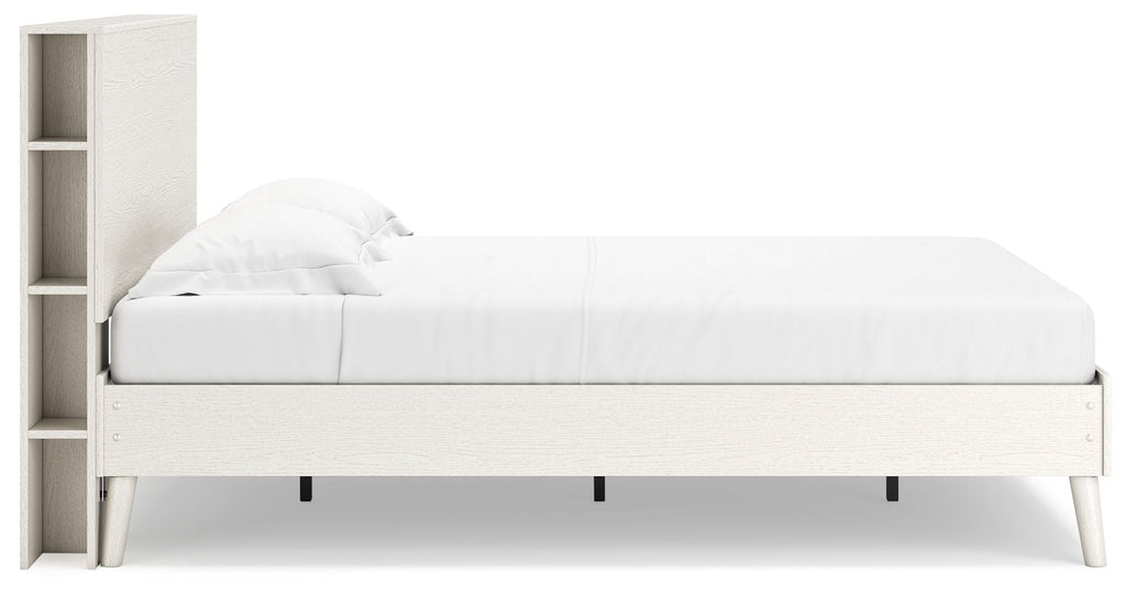 Cama con librero