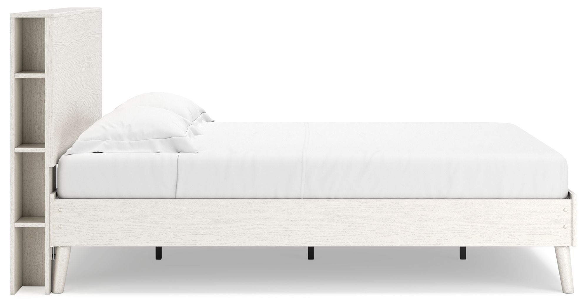 Cama con librero