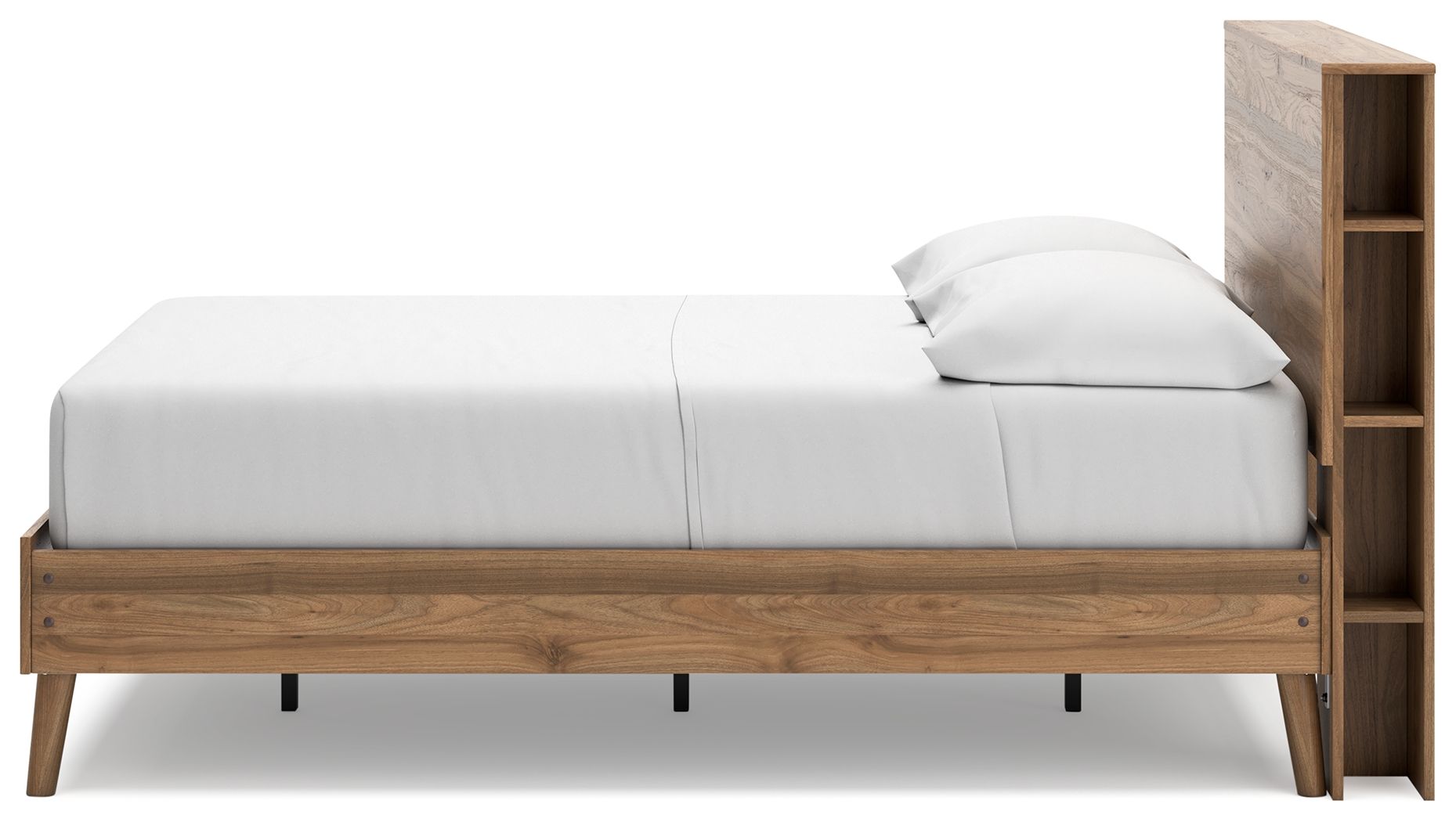 Cama con librero